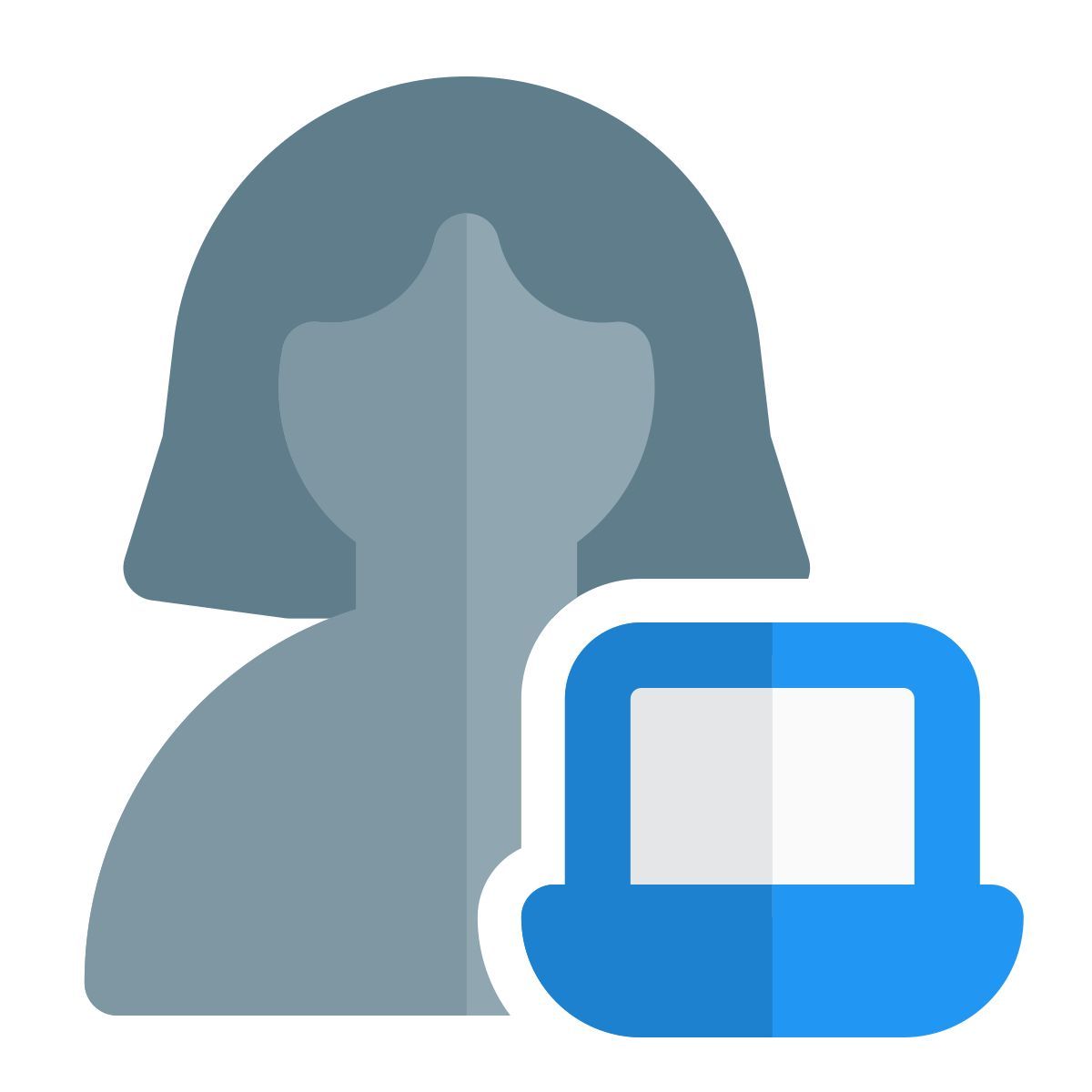 usuario de portátil icon