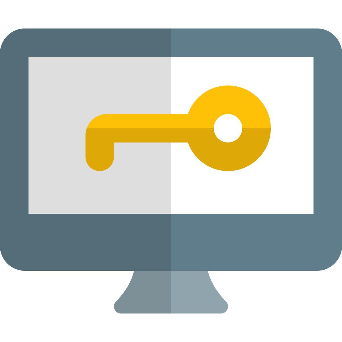 geschützter computer icon