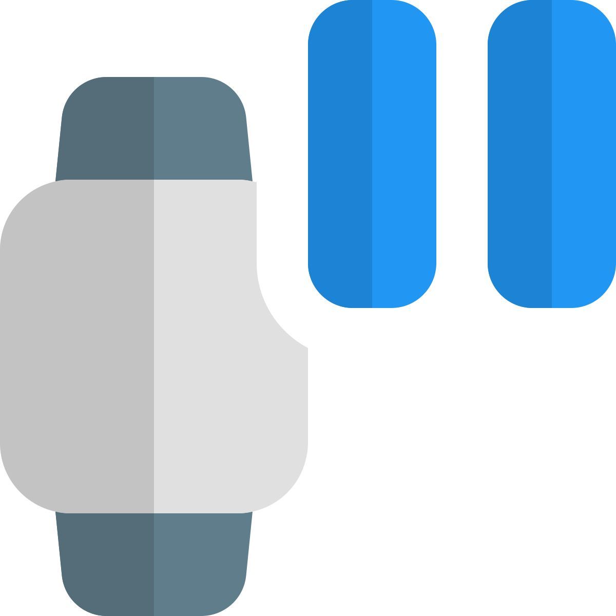 smartwatch pause button icon