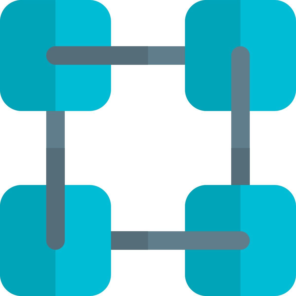 peer to peer blockchain icon