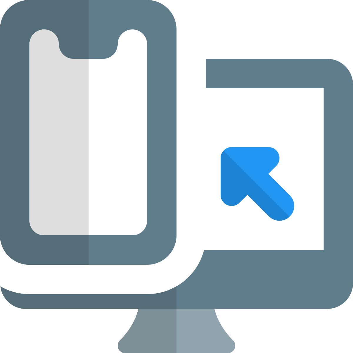 ordinateur vers téléphone icon