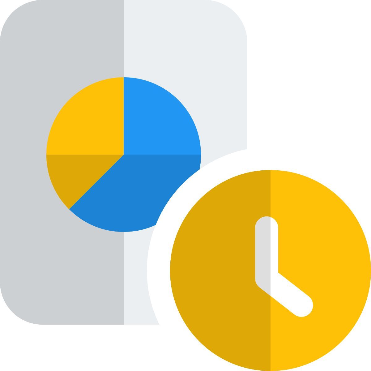 queue pie chart icon