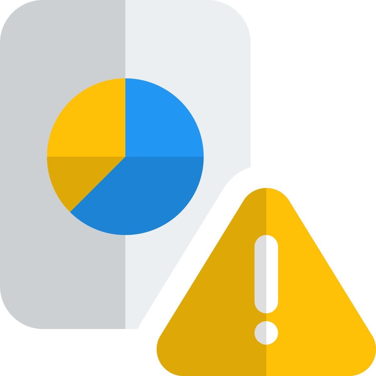 饼图错误 icon