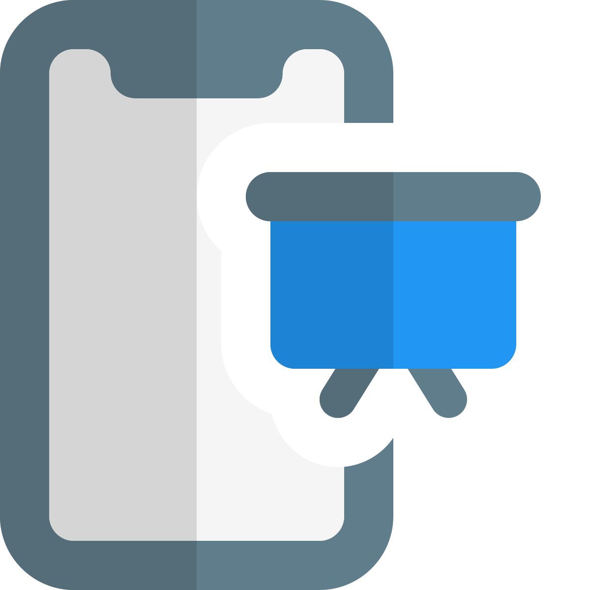 smartphone presentation icon