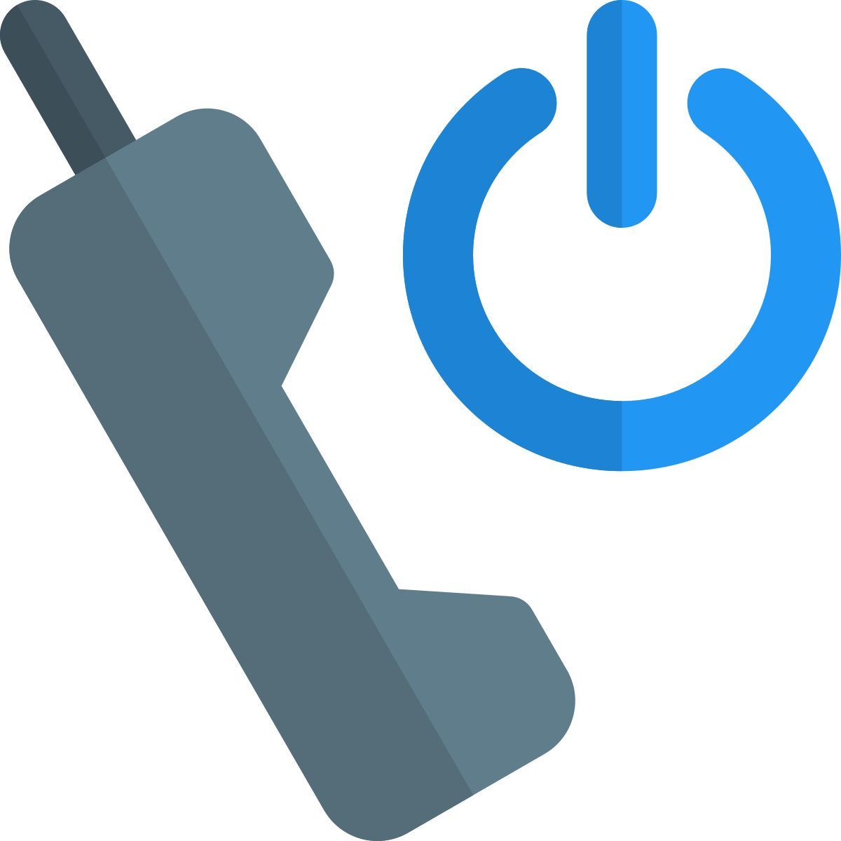pulsante di accensione/spegnimento del telefono satellitare icon