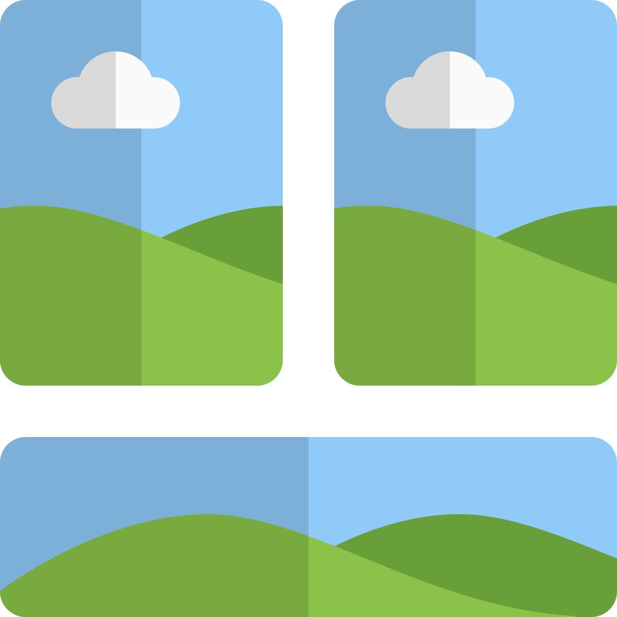 이미지 레이아웃 그리드 icon