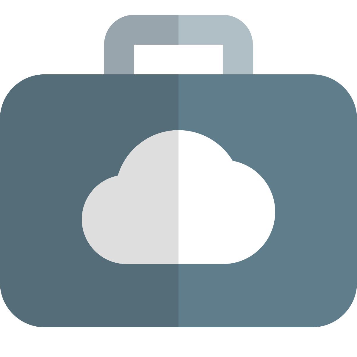 cloud briefcase icon