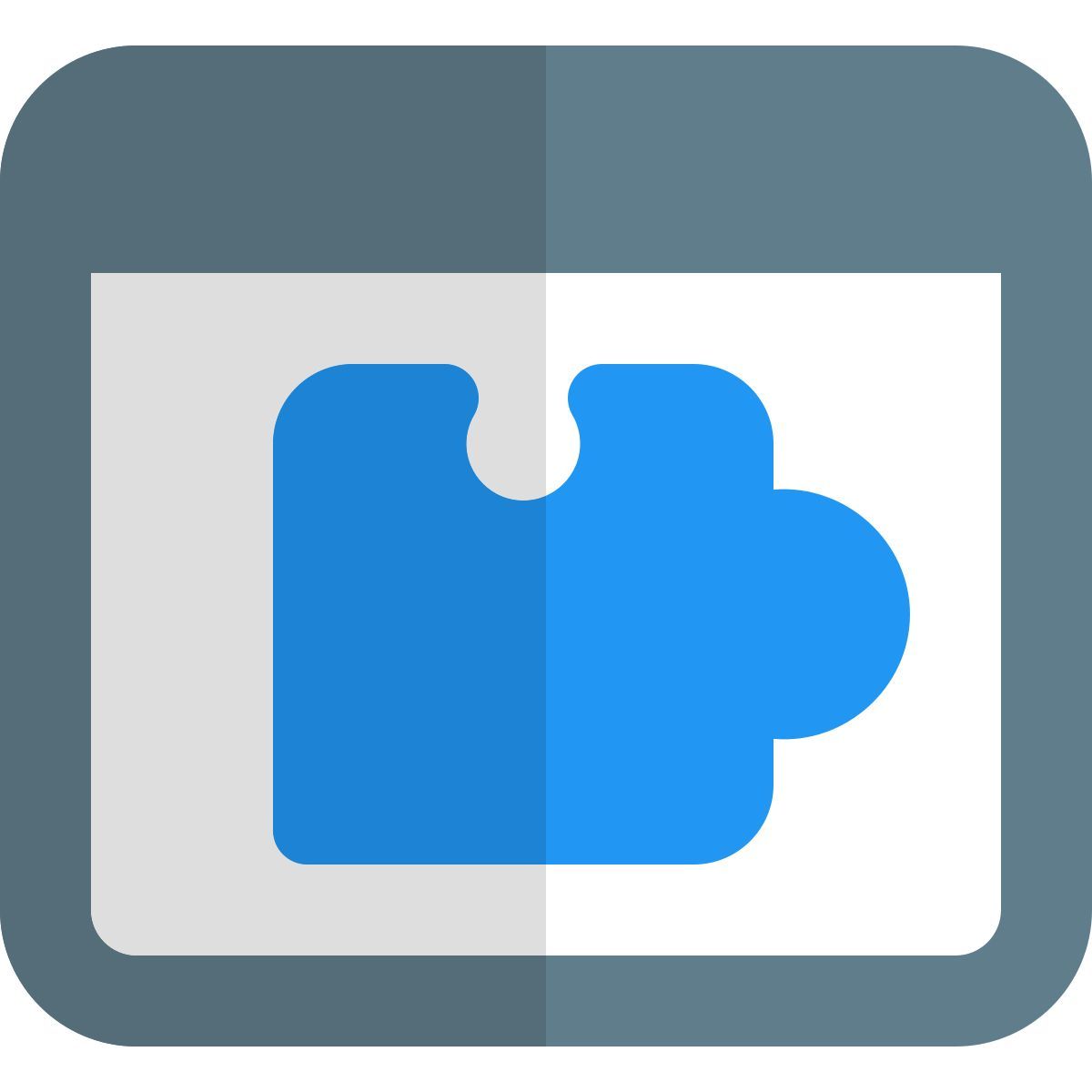 web puzzle icon