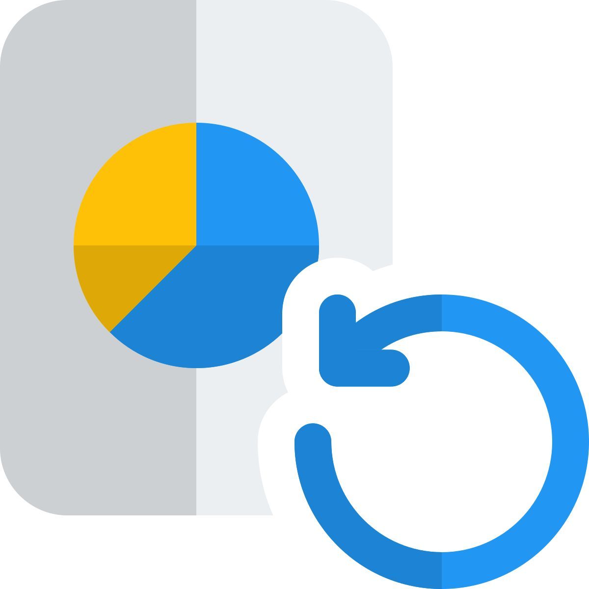 refresh pie chart icon