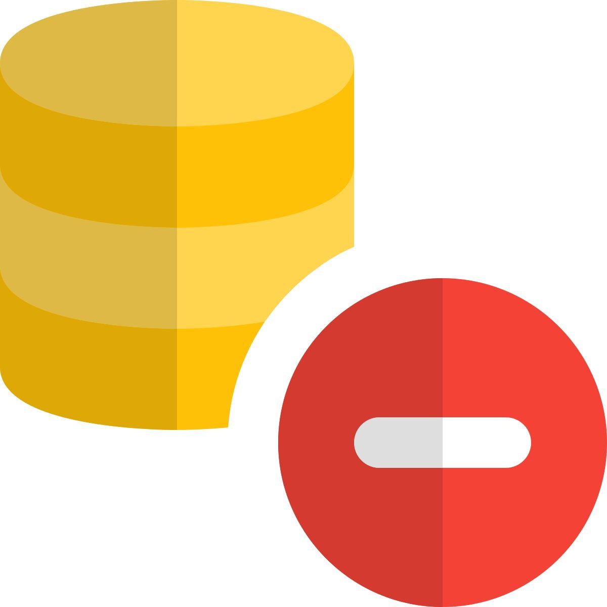 remove database icon