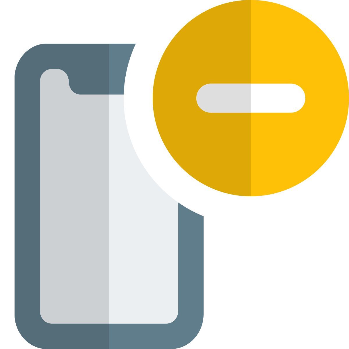 delete phone data icon