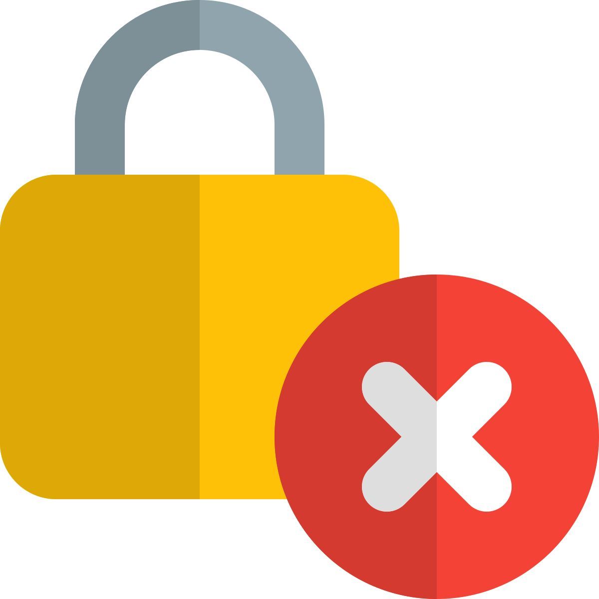 rimuovi blocco icon