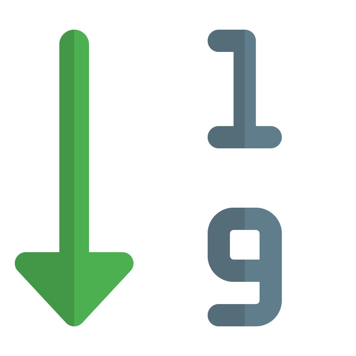 ascending order icon