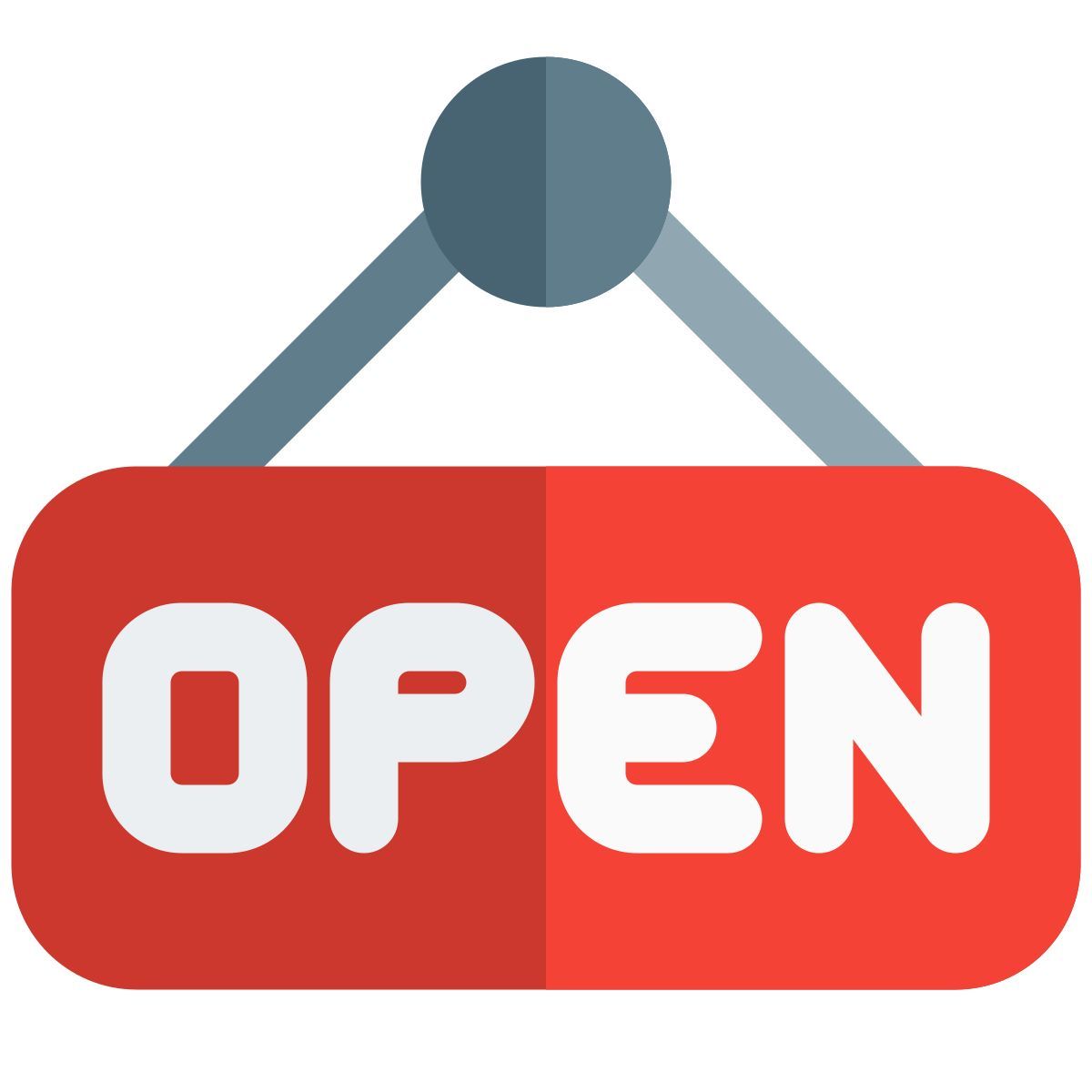 open sign icon