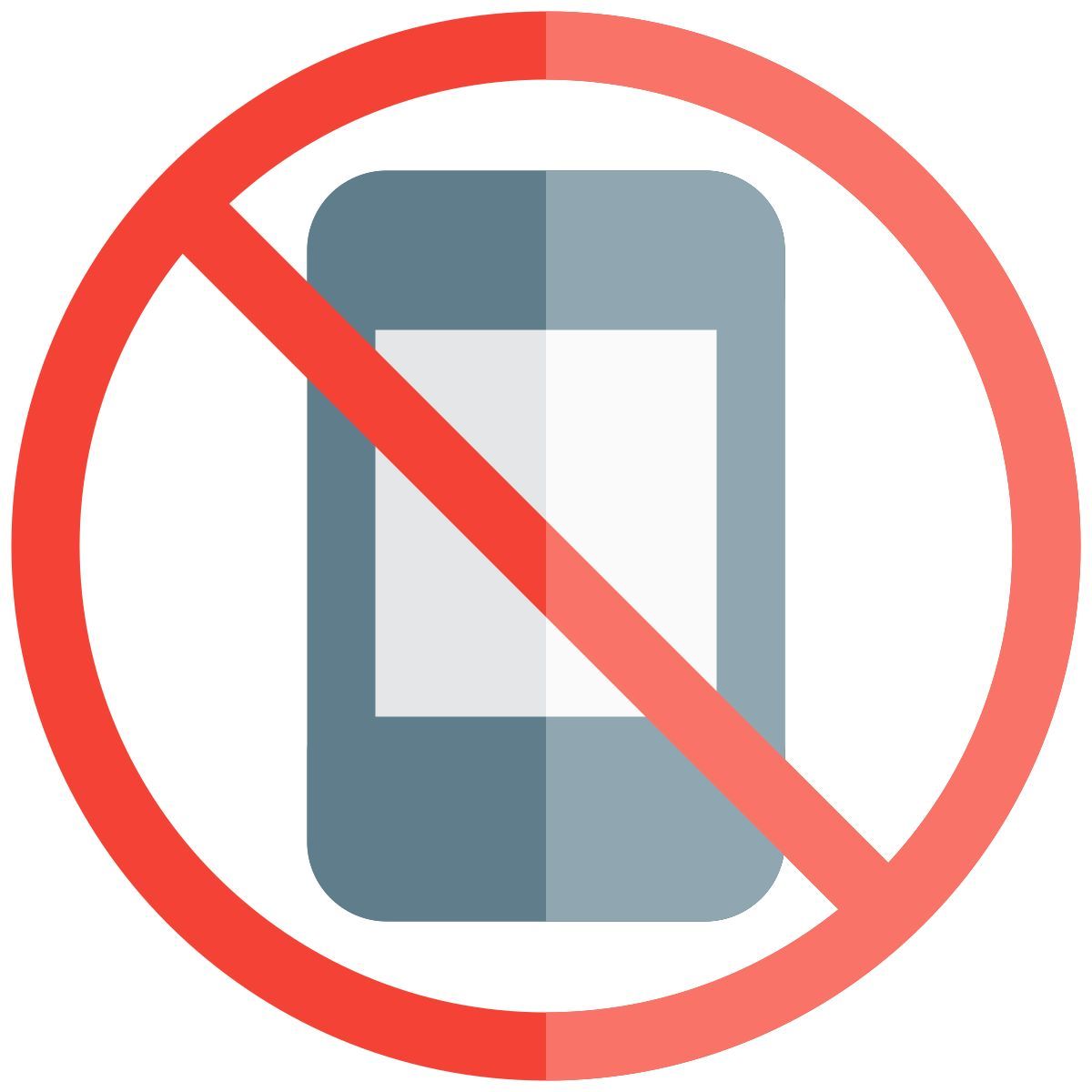 no smartphones icon