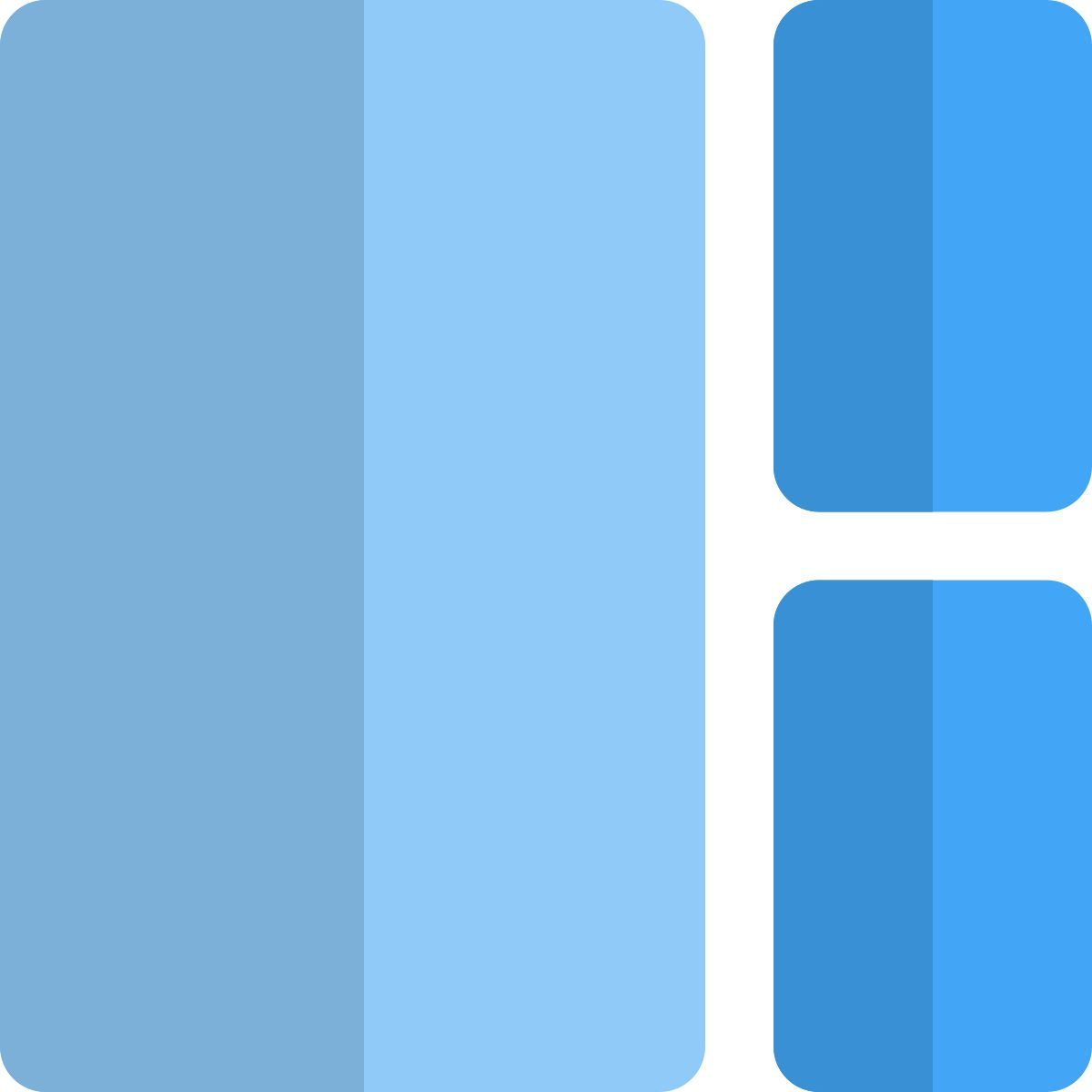 bloques de contenido icon