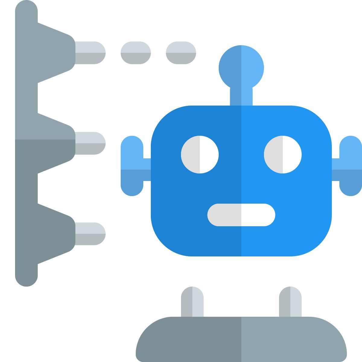 3d robot printing icon