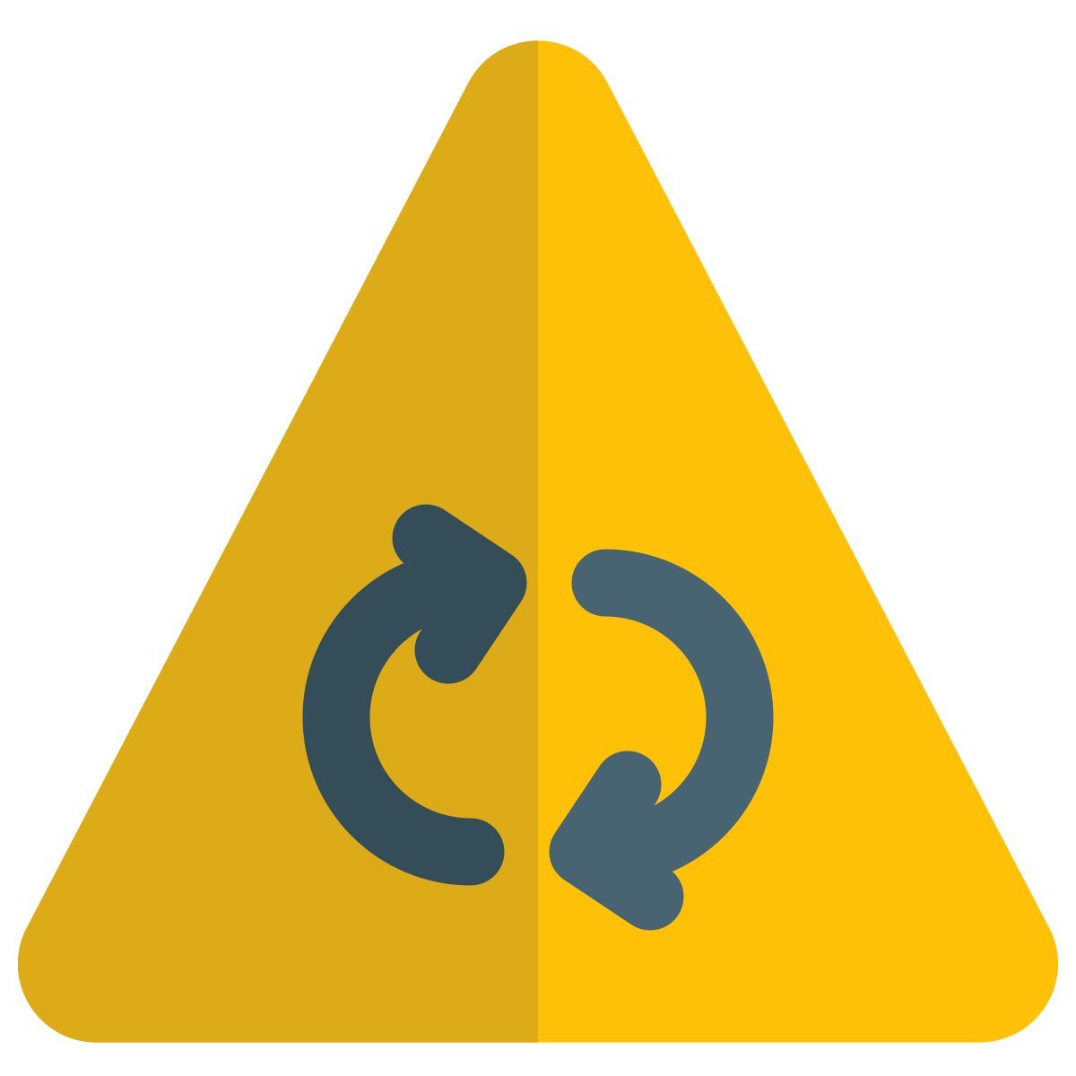 roundabout sign icon