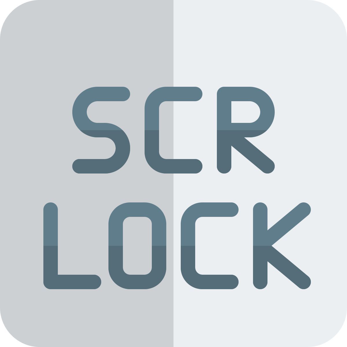 scroll lock key icon