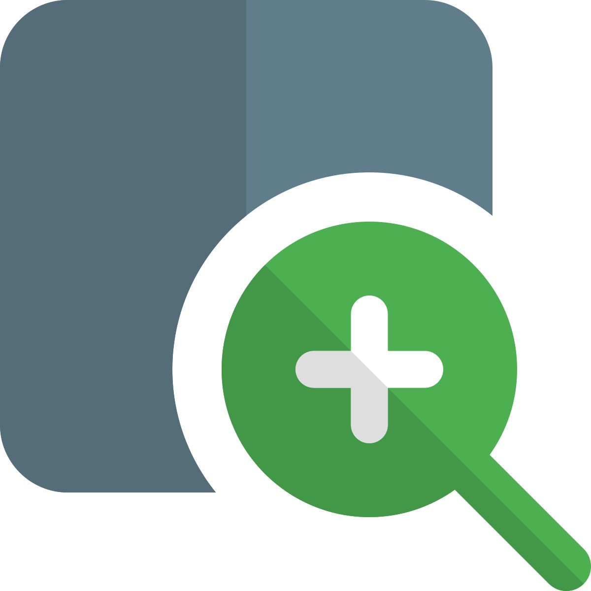 search and add icon