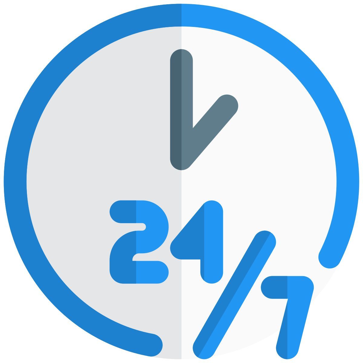 24/7 service icon