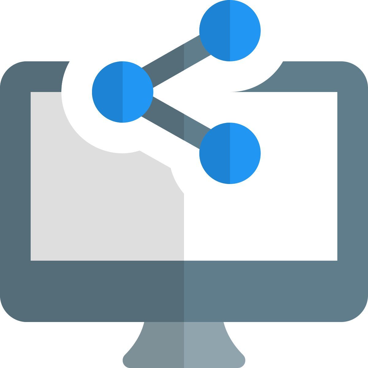 compartilhar dados do computador icon