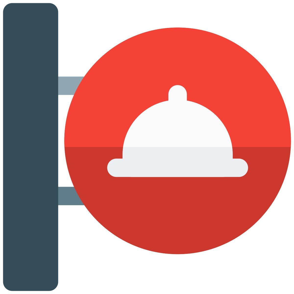 家庭餐厅晚餐餐厅影子塔尔维沃的外部路标 icon