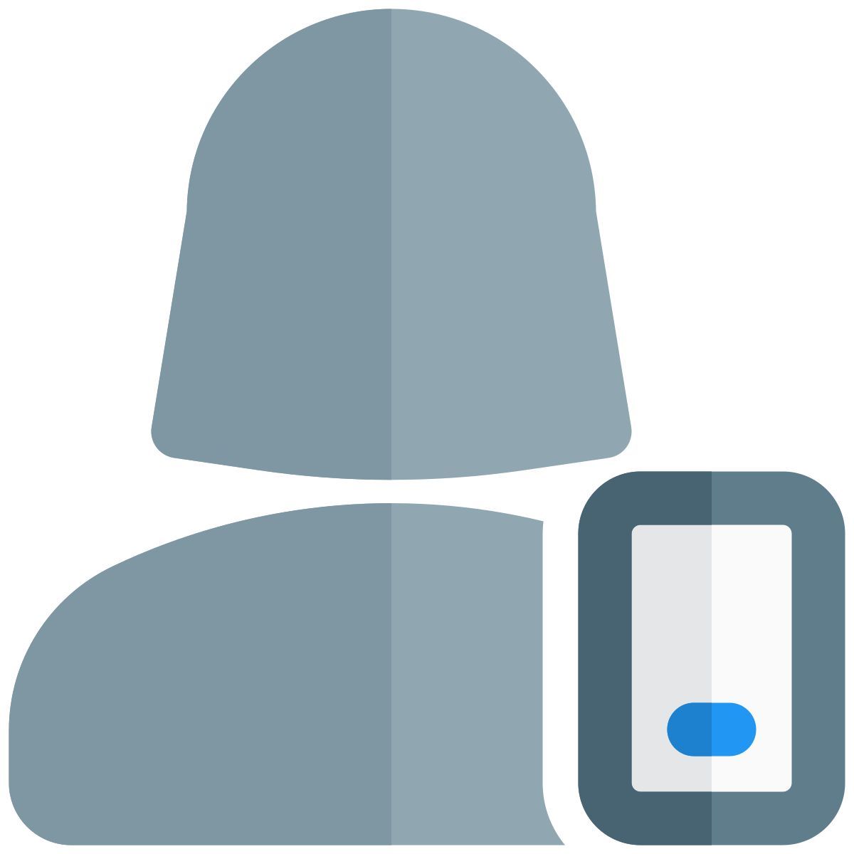 smartphone user icon
