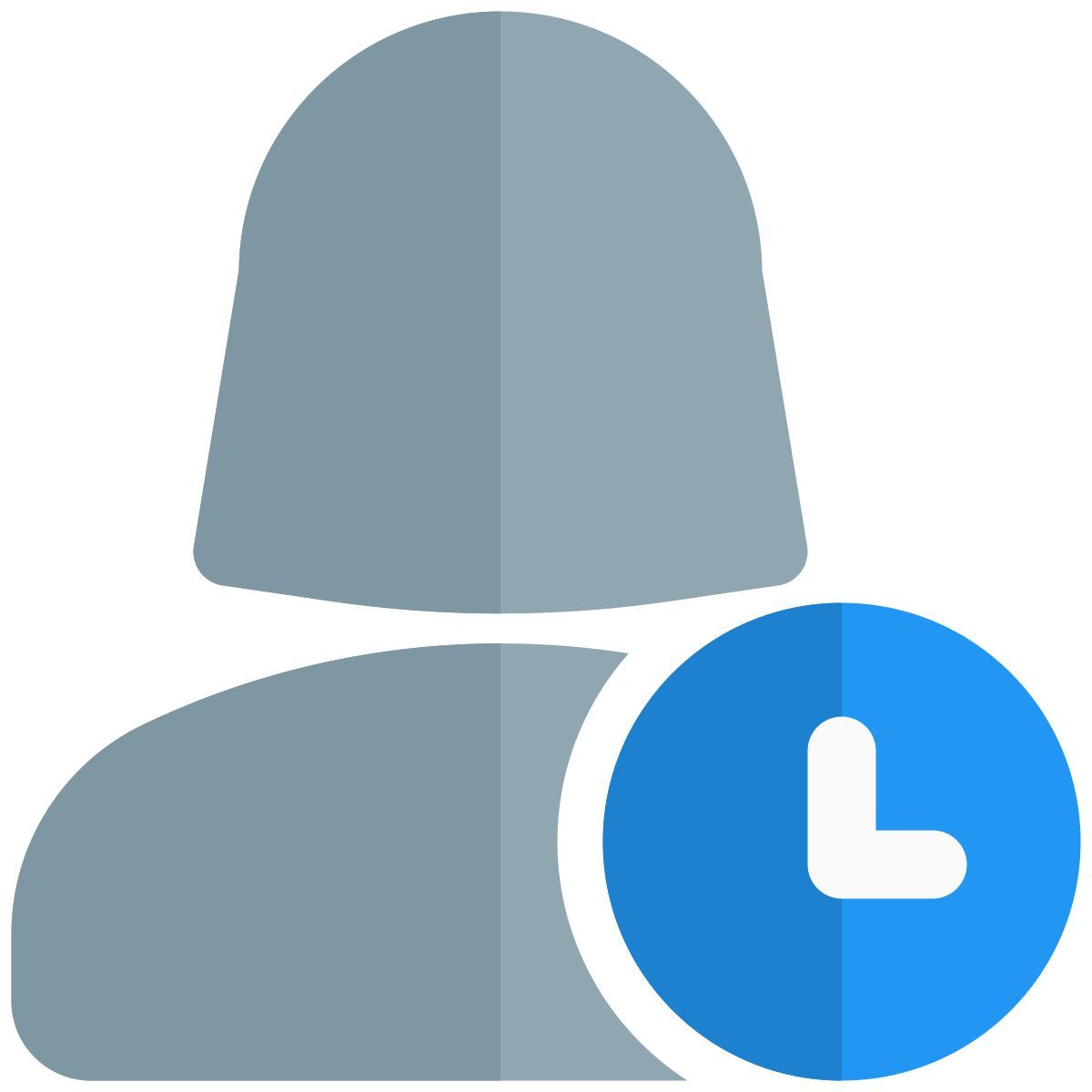 single female user work in queue for publication and finance icon