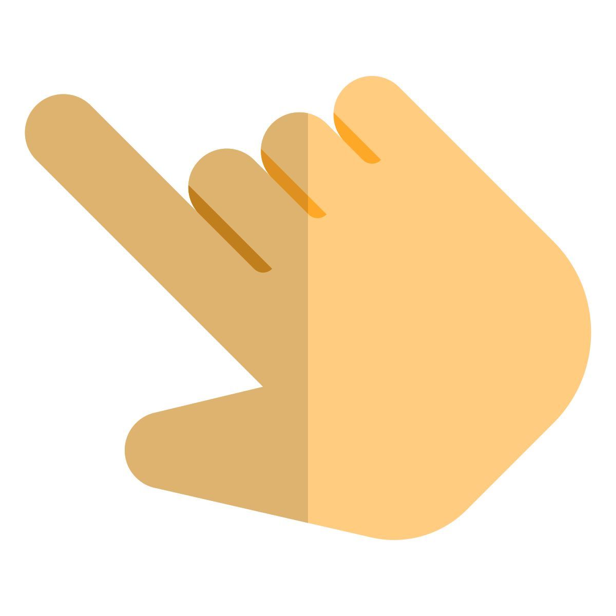 tocco con l'indice icon