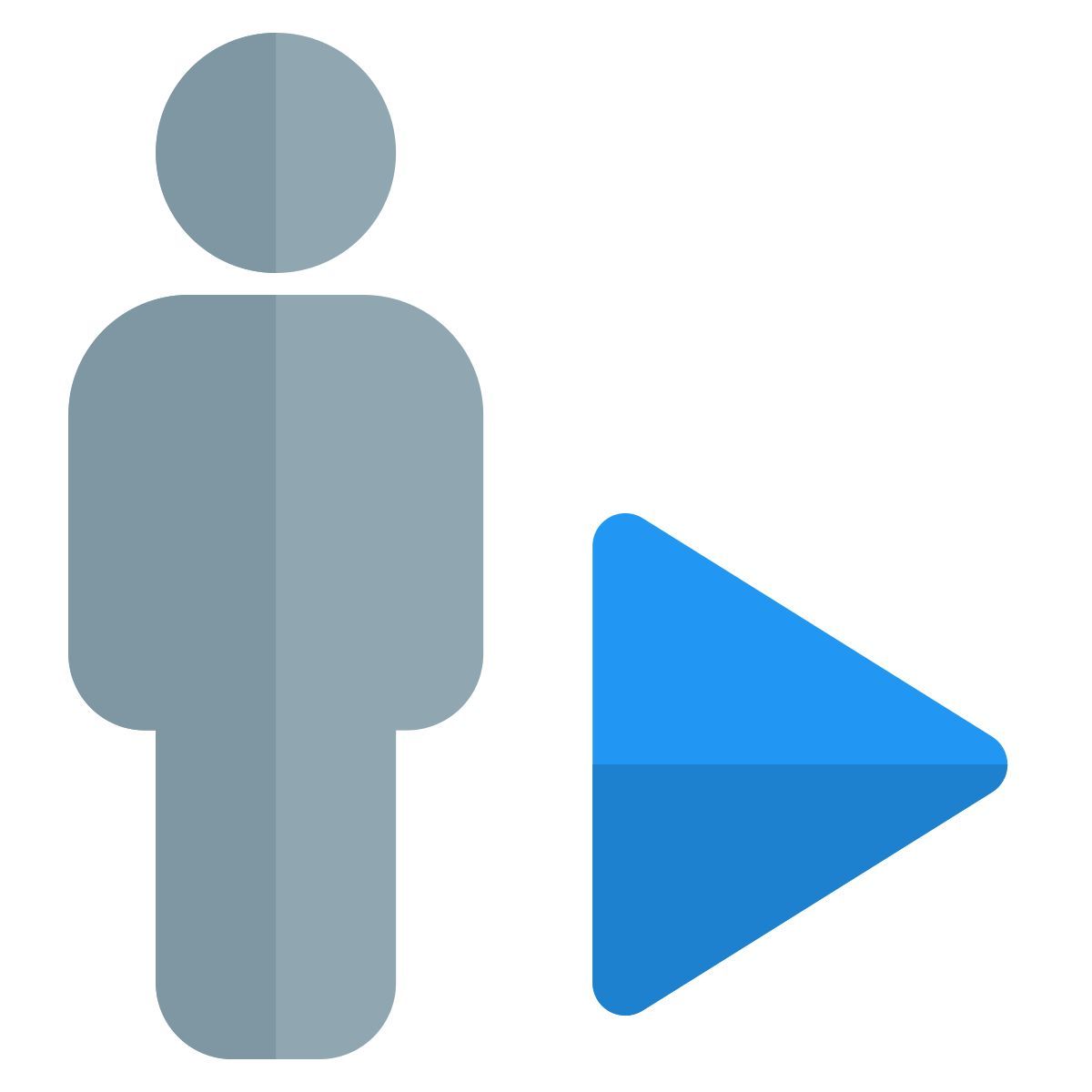 musique unique jouée par un employé sur un portail icon