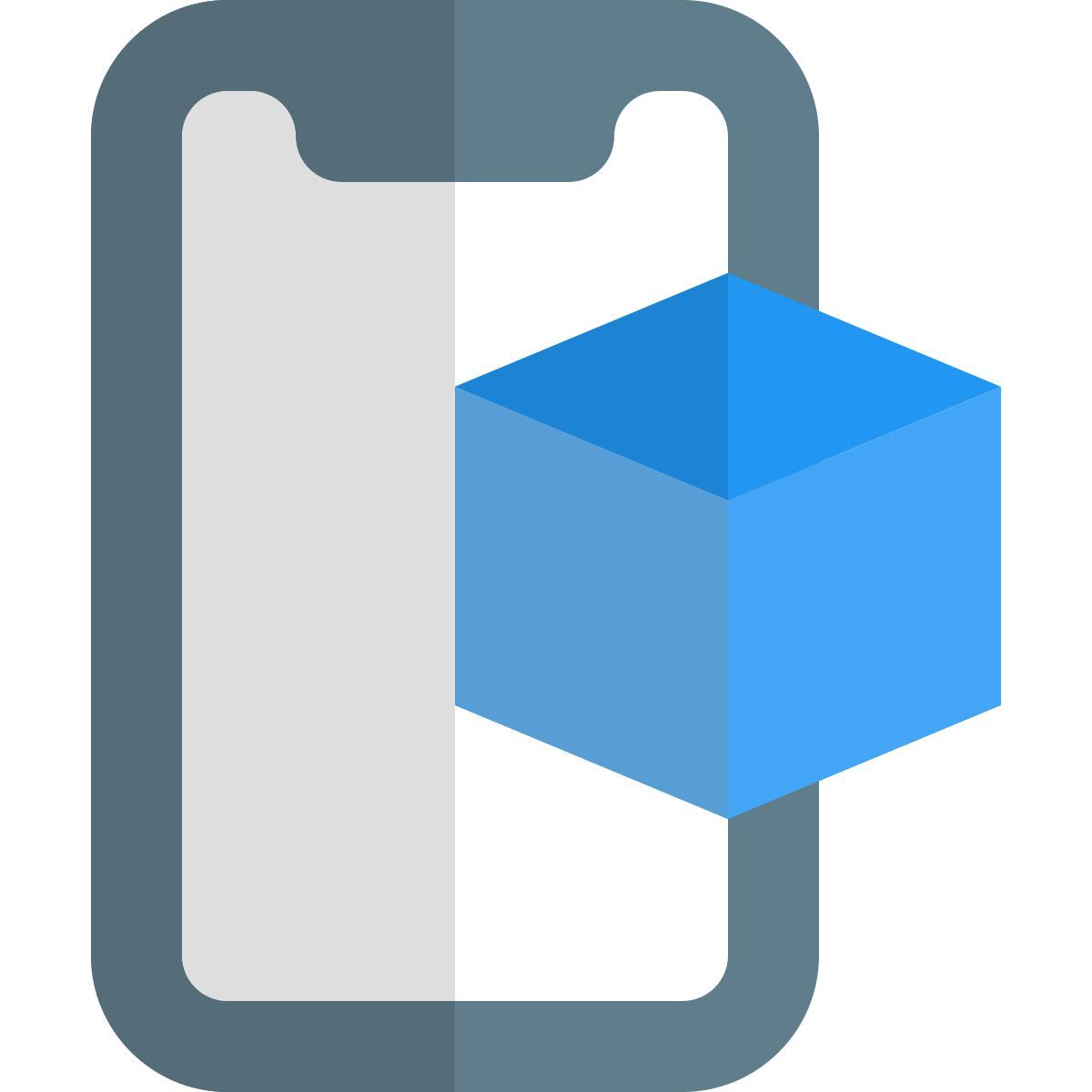 smartphone 3d model icon