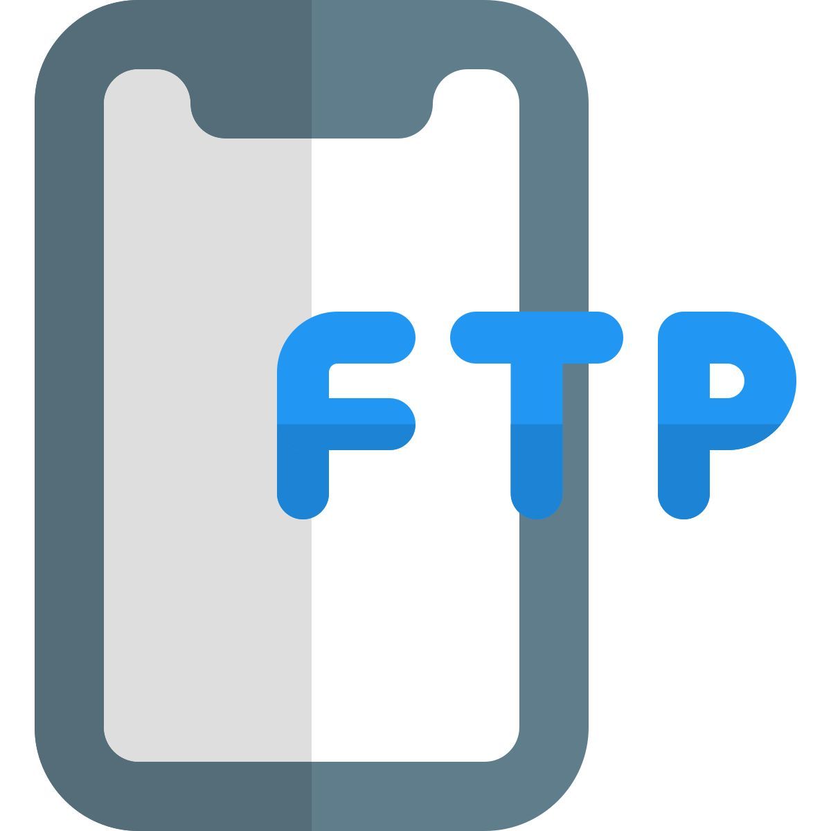 smartphone ftp icon