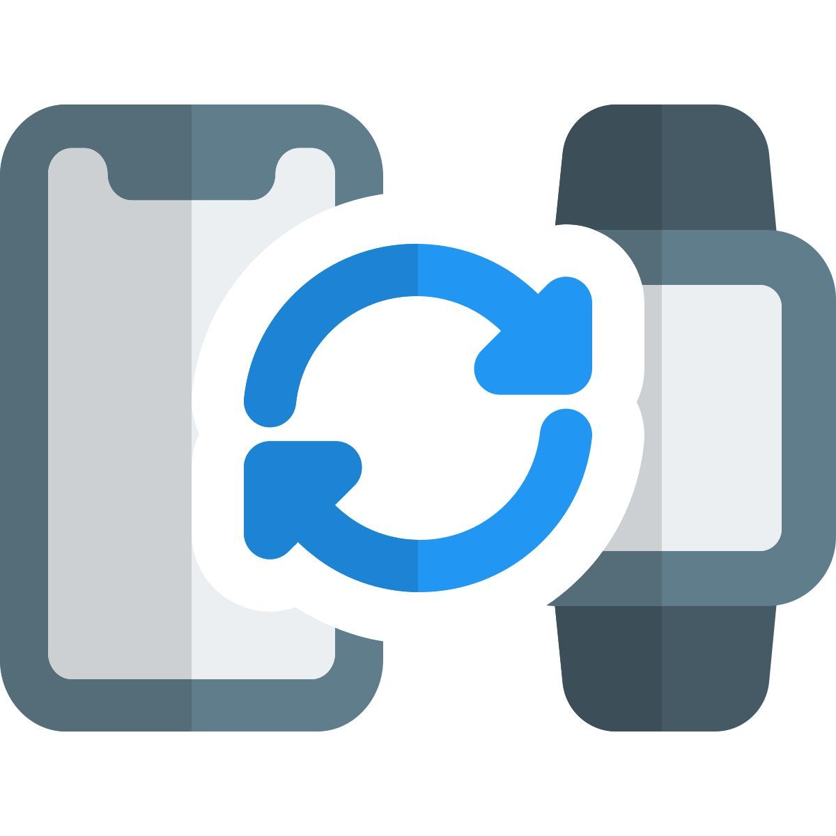 smartwatch synchronization icon