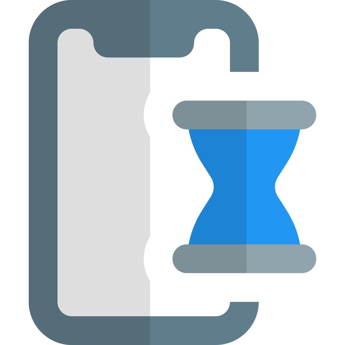 mobile data processing icon