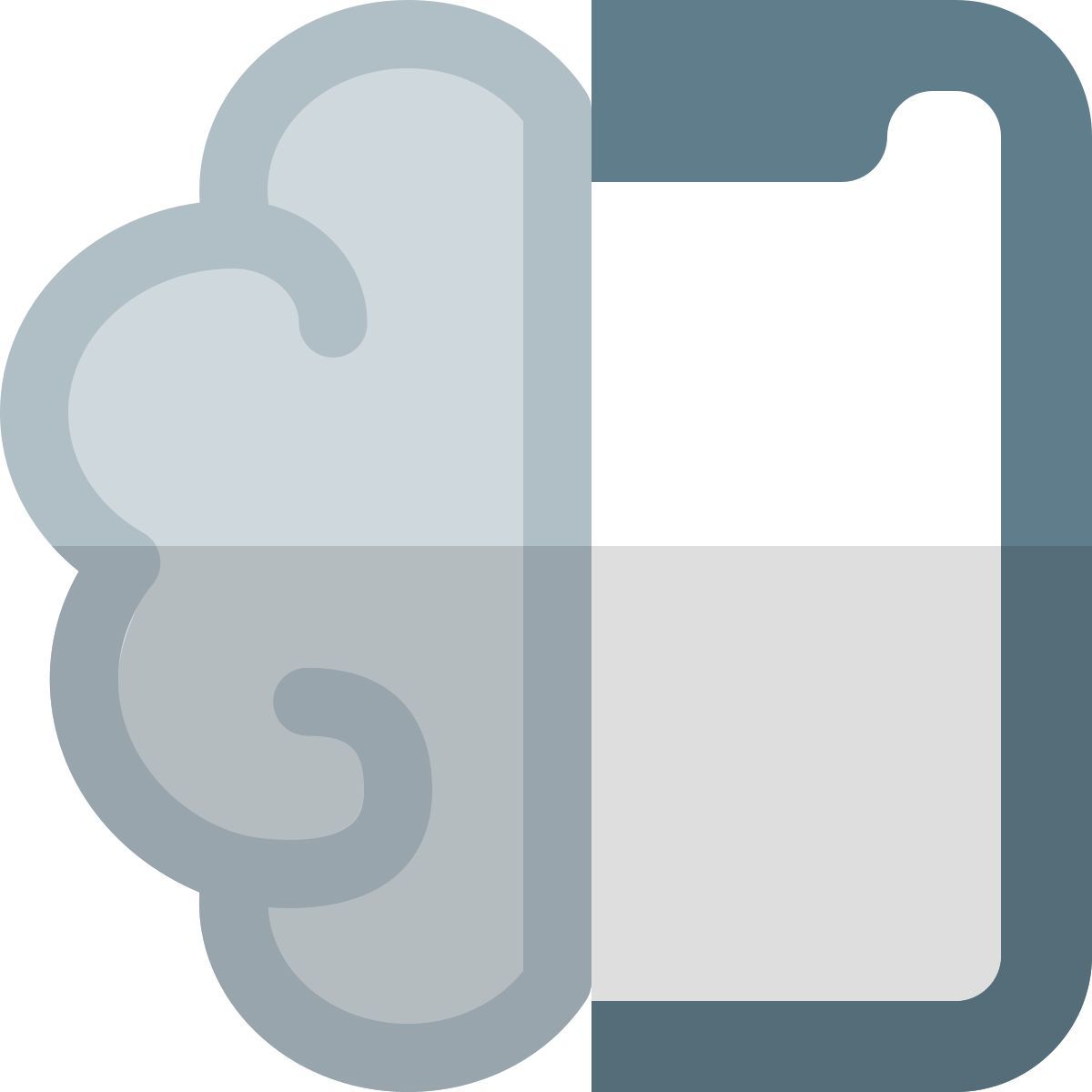 cerveau du smartphone icon