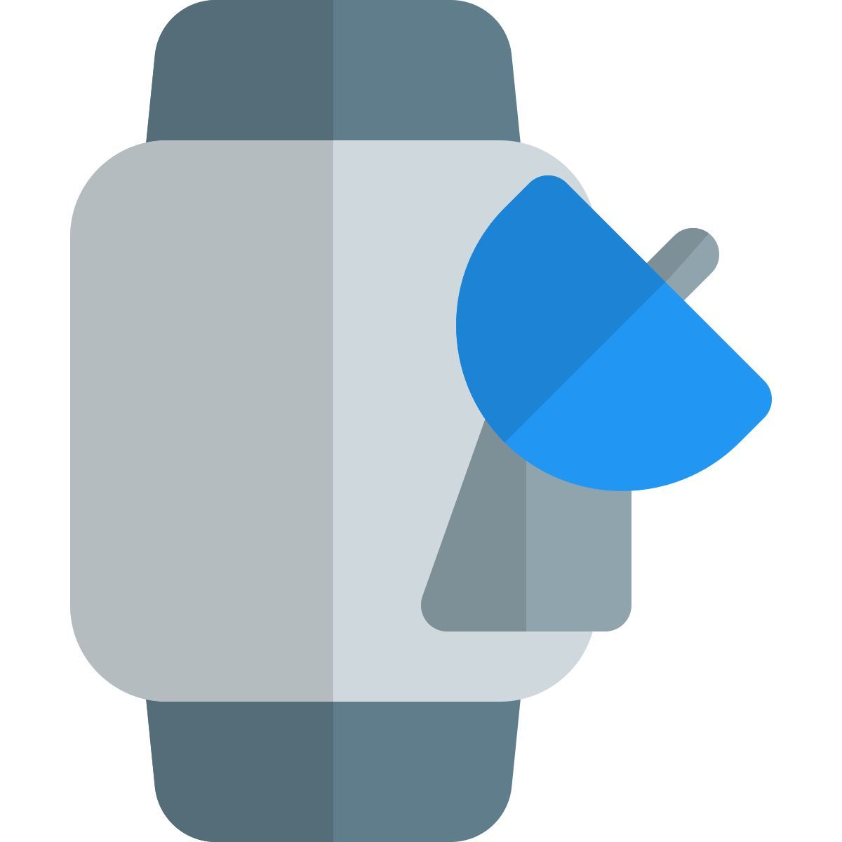 smartwatch to satellite dish icon