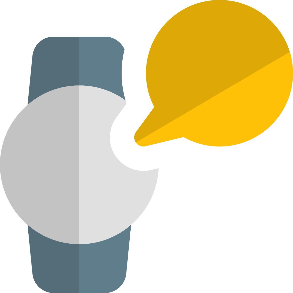 message de la montre intelligente icon