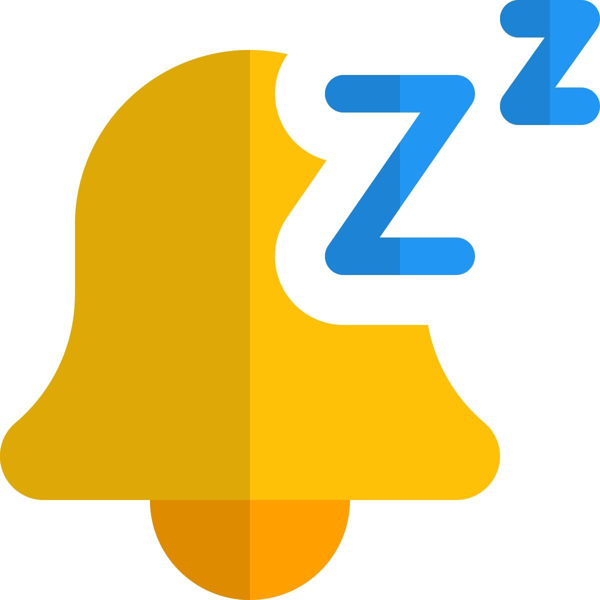 snooze notifications icon