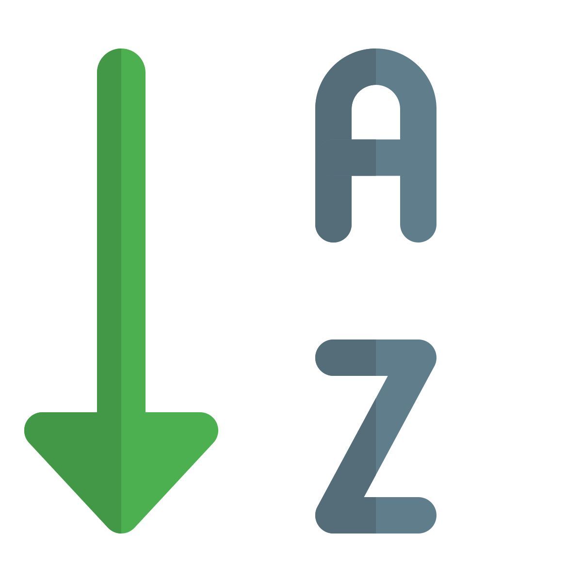 alphabetic order icon