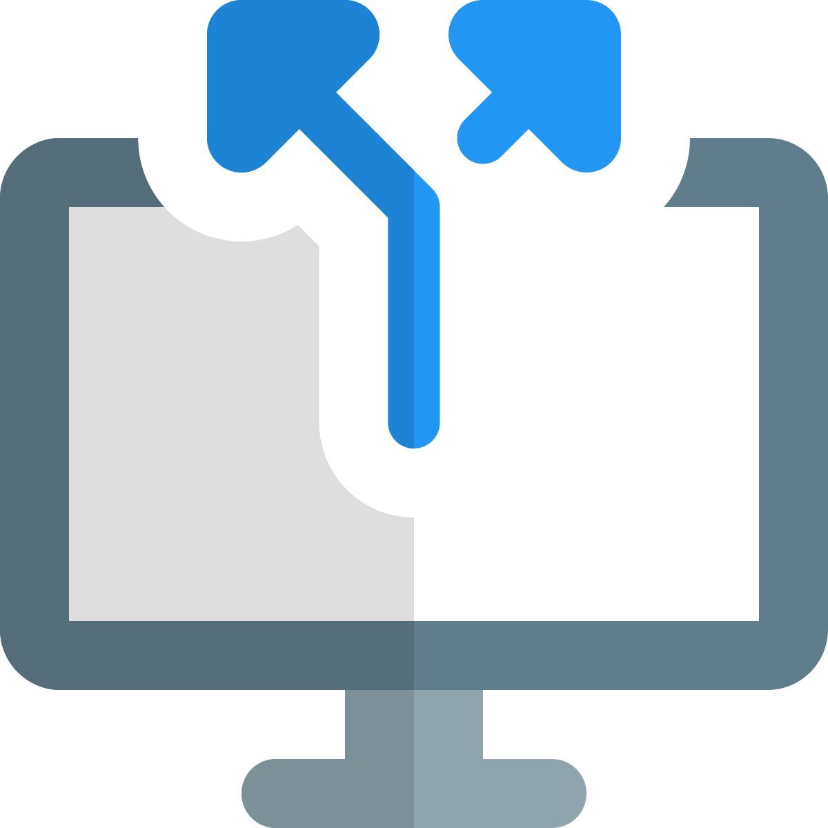 split internet connection icon