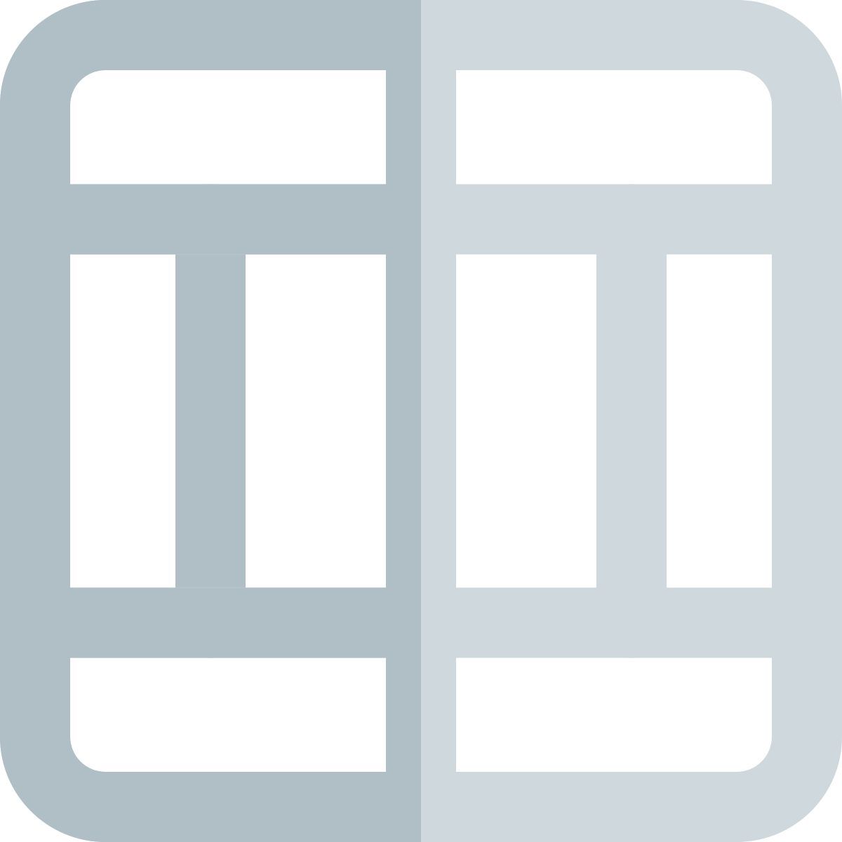 tabela de seção dividida icon