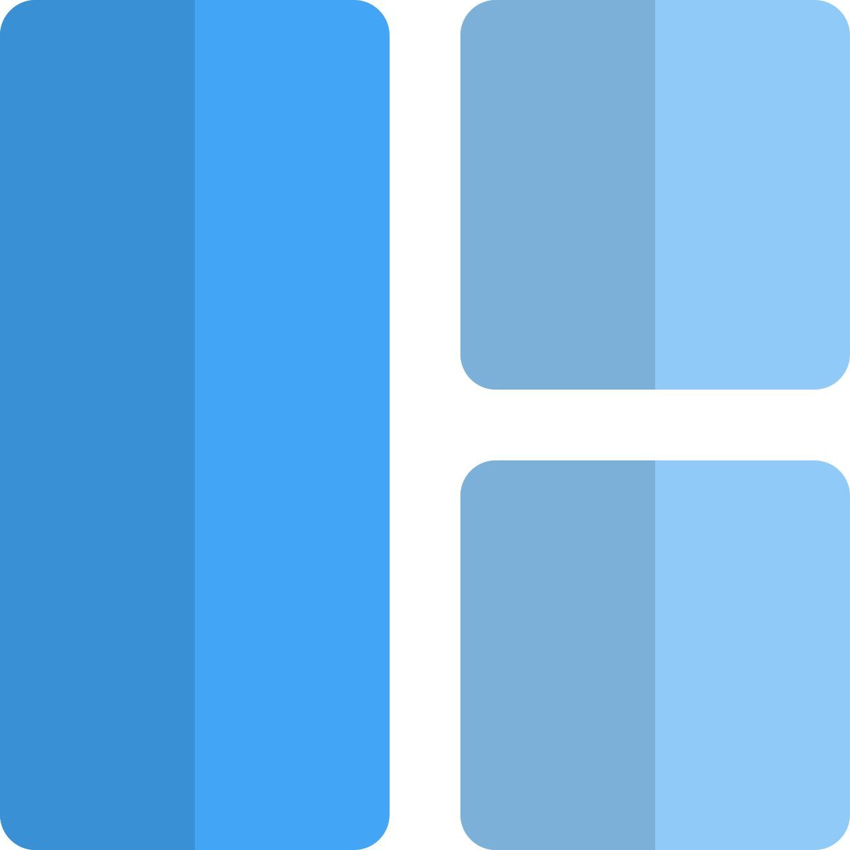 vertical sidebar layout icon