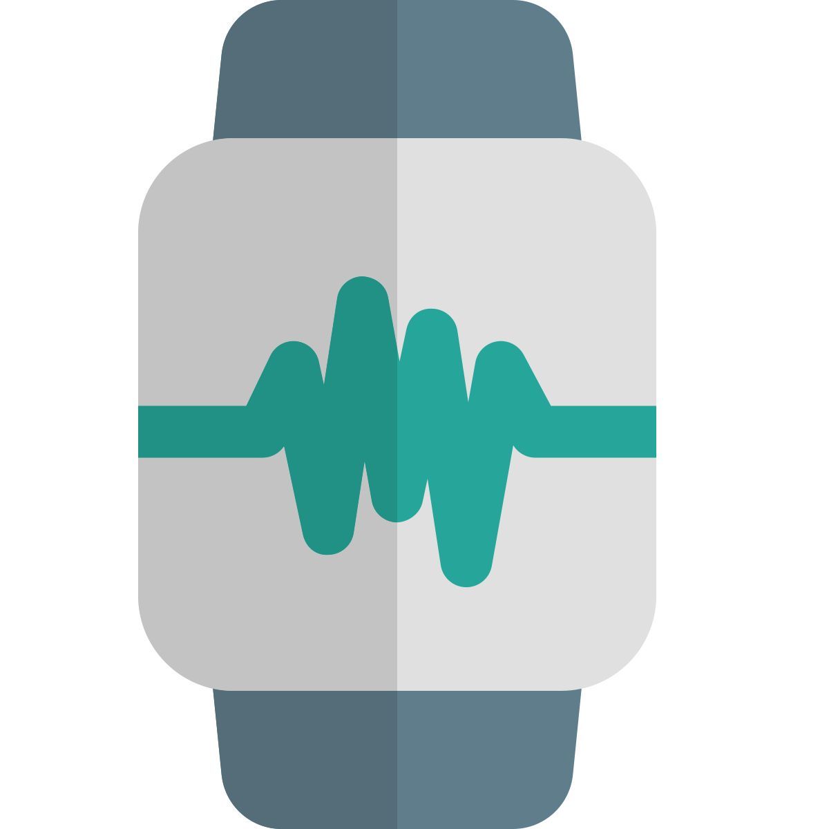 smartwatch zur herzüberwachung icon