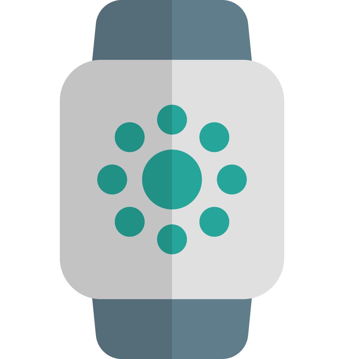 square smartwatch face icon