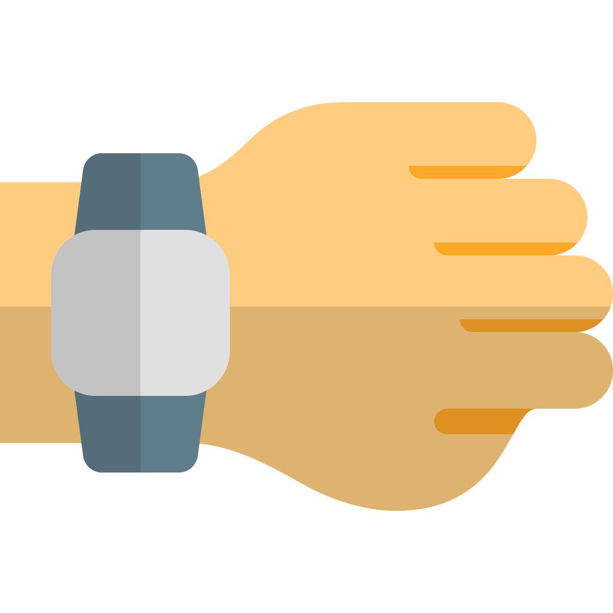 smartwatch on wrist icon