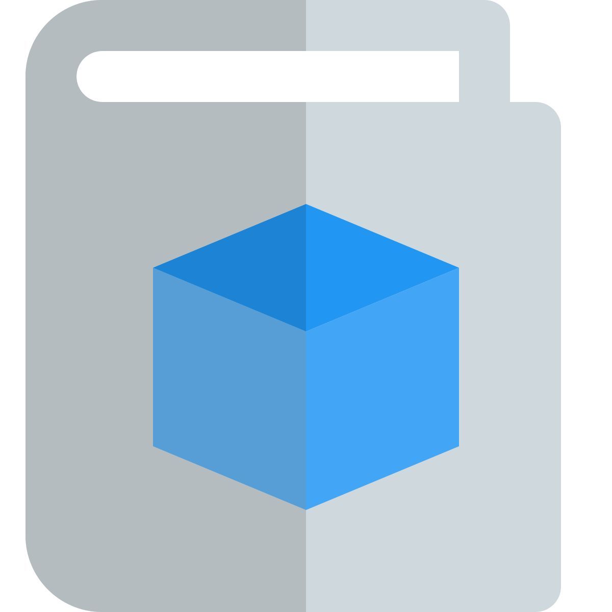 externes lehrplan buch der 3d drucktechnologie isoliert auf einem weißen hintergrund drucken shadow tal revivo icon