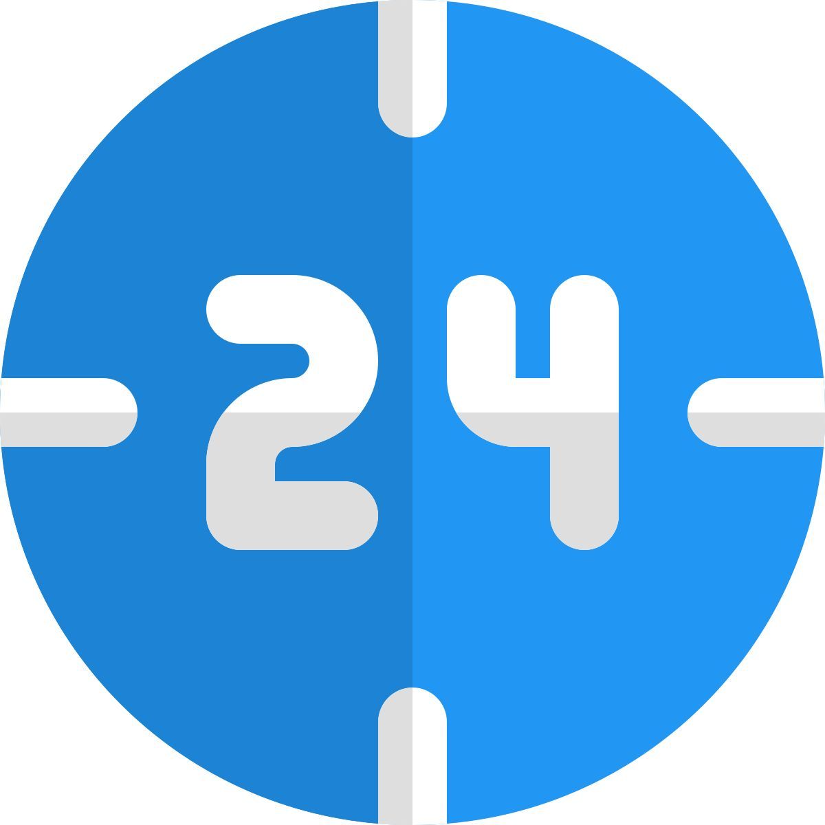 target customer round the clock online by web portal icon