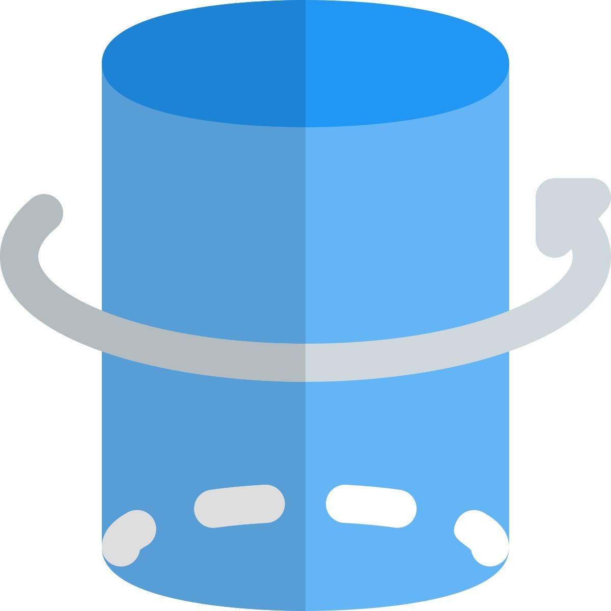 3d cylinder rotation icon