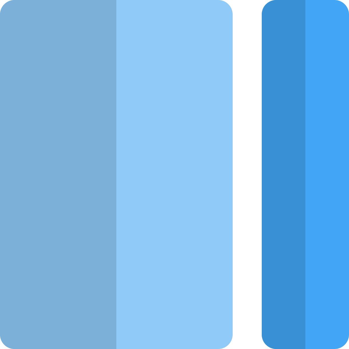 inhalt mit seitenleiste icon